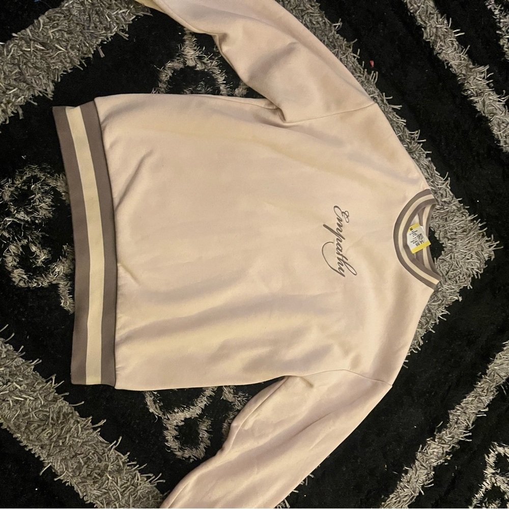 Empathy Beige Sweatshirt